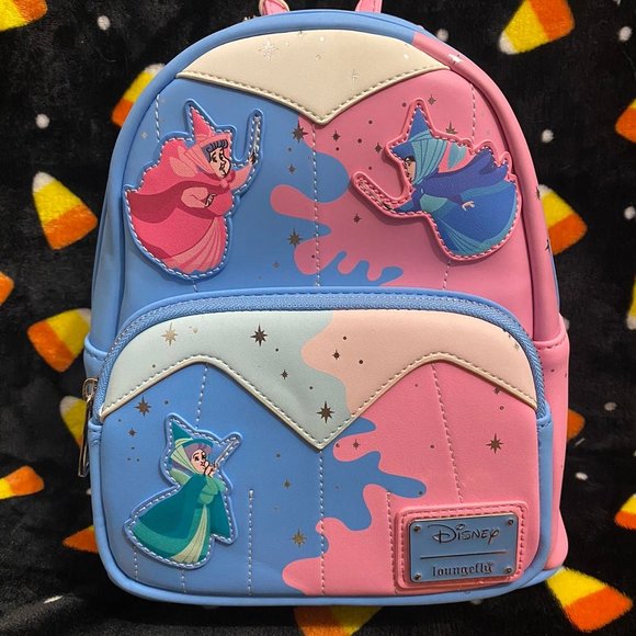 loungefly orange bird backpack